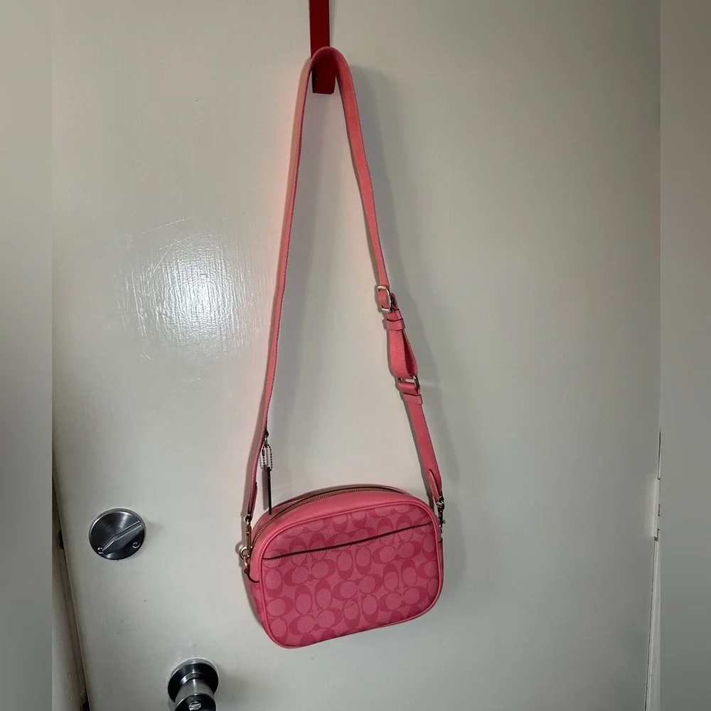 Coach Signature Pink Crossbody Bag